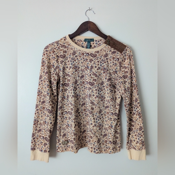 Lauren Ralph Lauren Tops - Ralph Lauren Paisley Autumn Long Sleeve Shirt